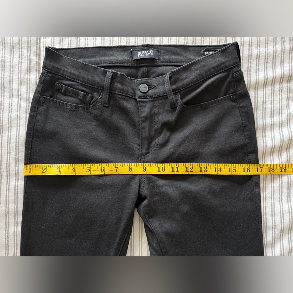 Buffalo David Bitton Black Mid-Rise Skinny Jeans - Picture 6 of 11